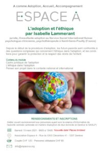 Flyer éthique et adoption